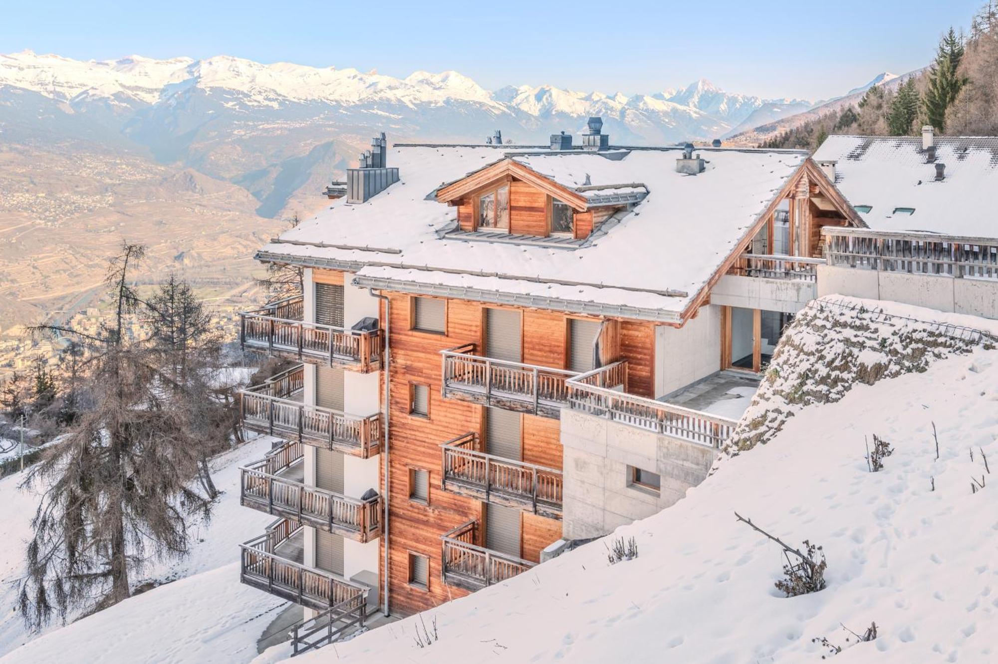 Ski Paradise Mountain & Luxe Apartments Veysonnaz Ngoại thất bức ảnh