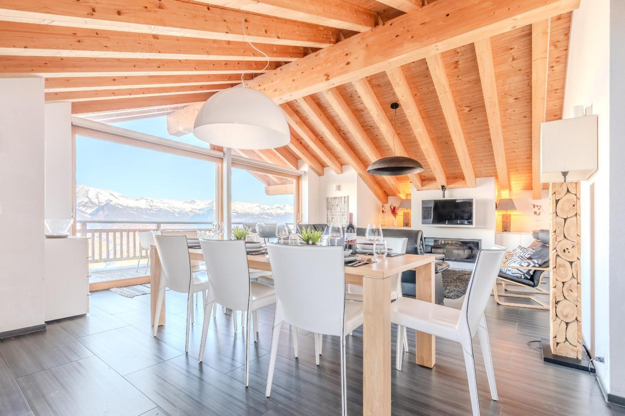 Ski Paradise Mountain & Luxe Apartments Veysonnaz Ngoại thất bức ảnh